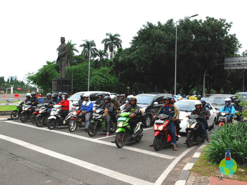 Trafic Jakarta - Motociclete