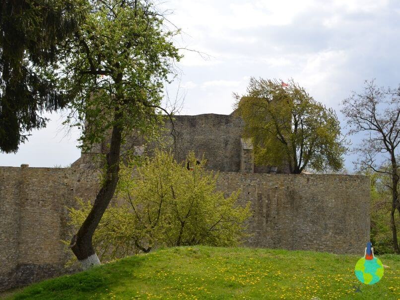 Zidurile din Cetatea Neamțului