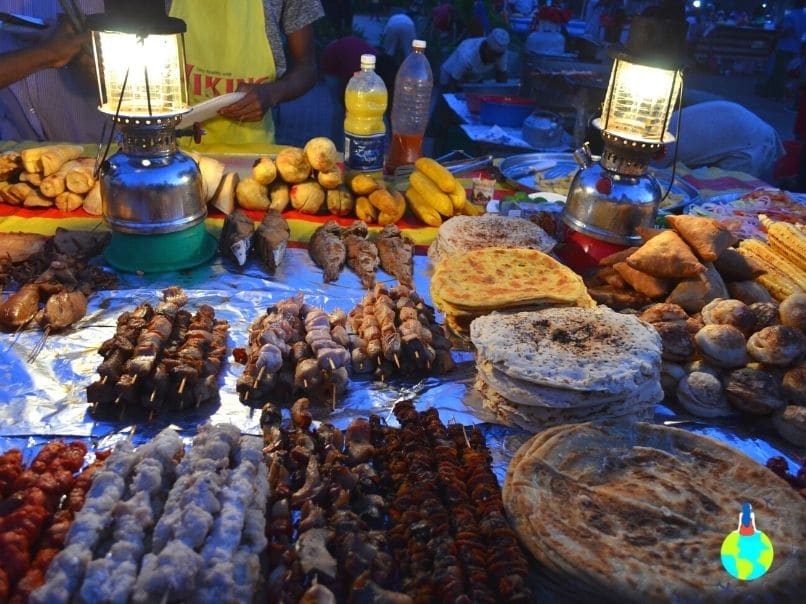 Piața de noapte din Zanzibar