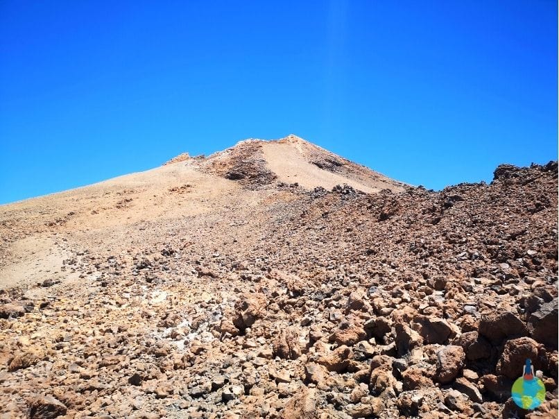 Vârful EL Teide văzut de la telecabină